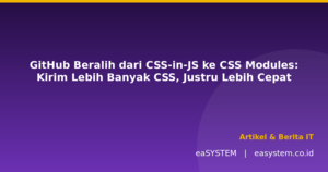 GitHub Beralih dari CSS-in-JS ke CSS Modules: Kirim Lebih Banyak CSS, Justru Lebih Cepat