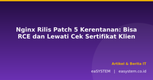 Nginx Rilis Patch 5 Kerentanan: Bisa RCE dan Lewati Cek Sertifikat Klien