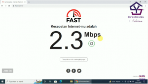 CARA MENGECEK KECEPATAN JARINGAN PADA LAPTOP ATAU PC