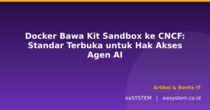 Docker Bawa Kit Sandbox ke CNCF: Standar Terbuka untuk Hak Akses Agen AI