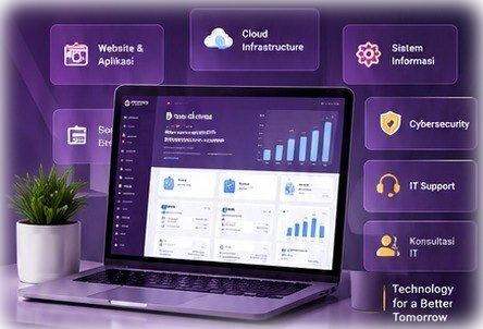 Solusi digital PT EASYSTEM SMART TECH - dashboard aplikasi dengan layanan Website & Aplikasi, Cloud Infrastructure, Sistem Informasi, Cybersecurity, IT Support dan Konsultasi IT